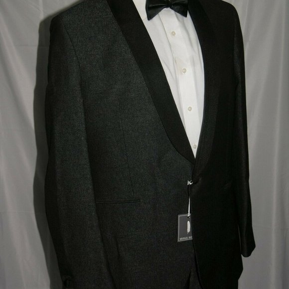 Michael Bastian One Button Shawl Collar Tuxedo 44L - Picture 7 of 11